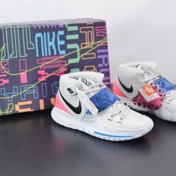 Fit Sporting Goods Nike Kyrie 6 Vast Grey/Black-Digital Pink BQ4630-003