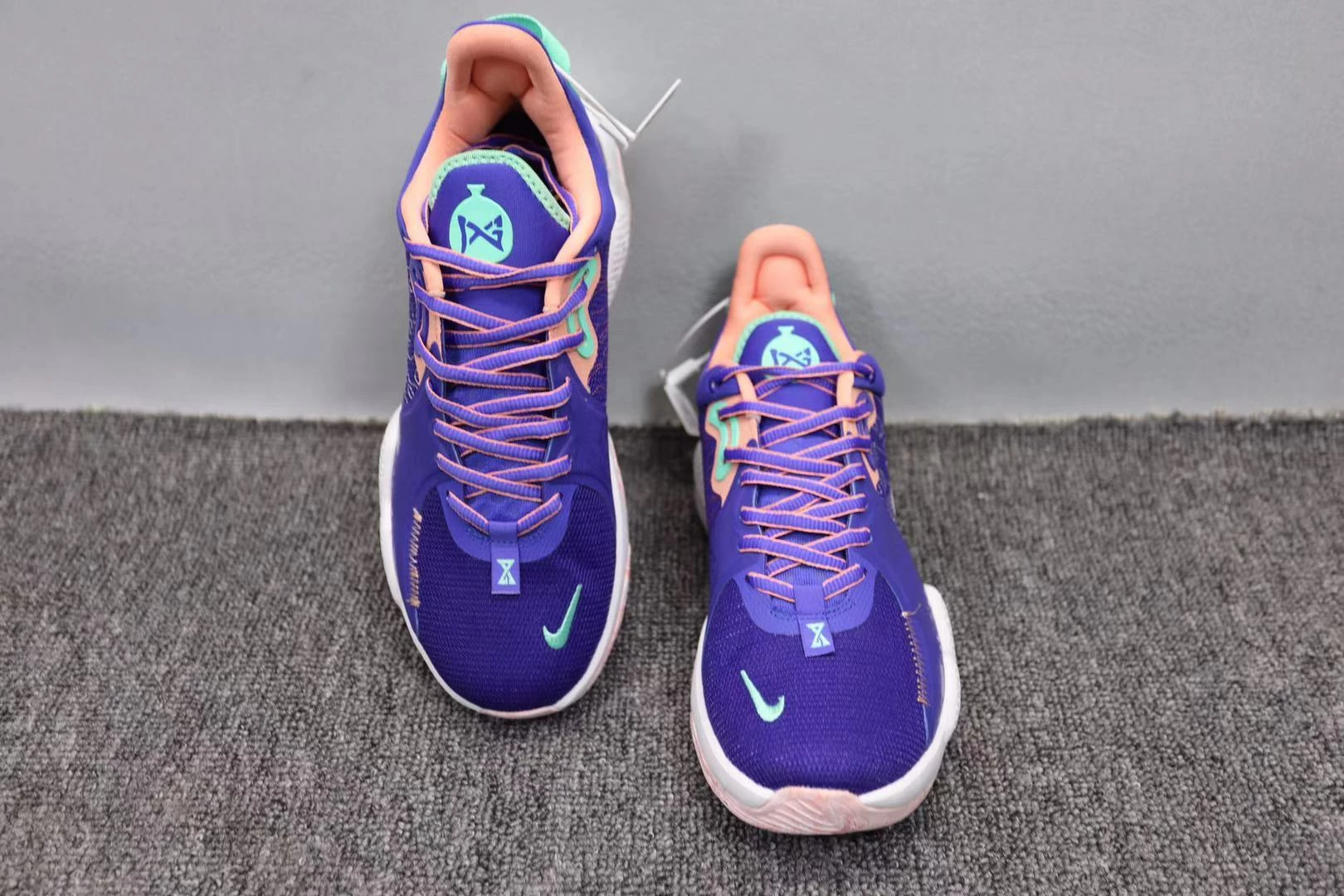 Fit Sporting Goods Nike PG 5 Lapis/Blue Void/Crimson Bliss CW3143-400 For Sale 6 Fit Sporting Goods Nike PG 5 Lapis/Blue Void/Crimson Bliss CW3143-400 For Sale - Image 5