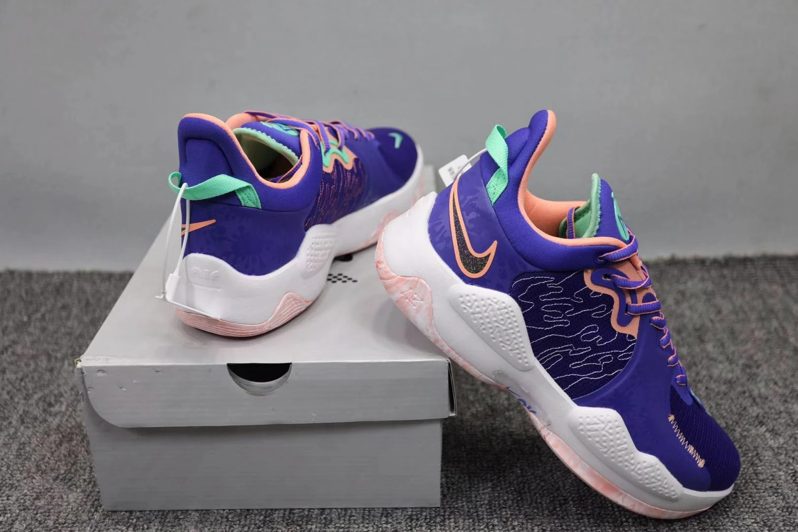Fit Sporting Goods Nike PG 5 Lapis/Blue Void/Crimson Bliss CW3143-400 For Sale 7 Fit Sporting Goods Nike PG 5 Lapis/Blue Void/Crimson Bliss CW3143-400 For Sale - Image 6
