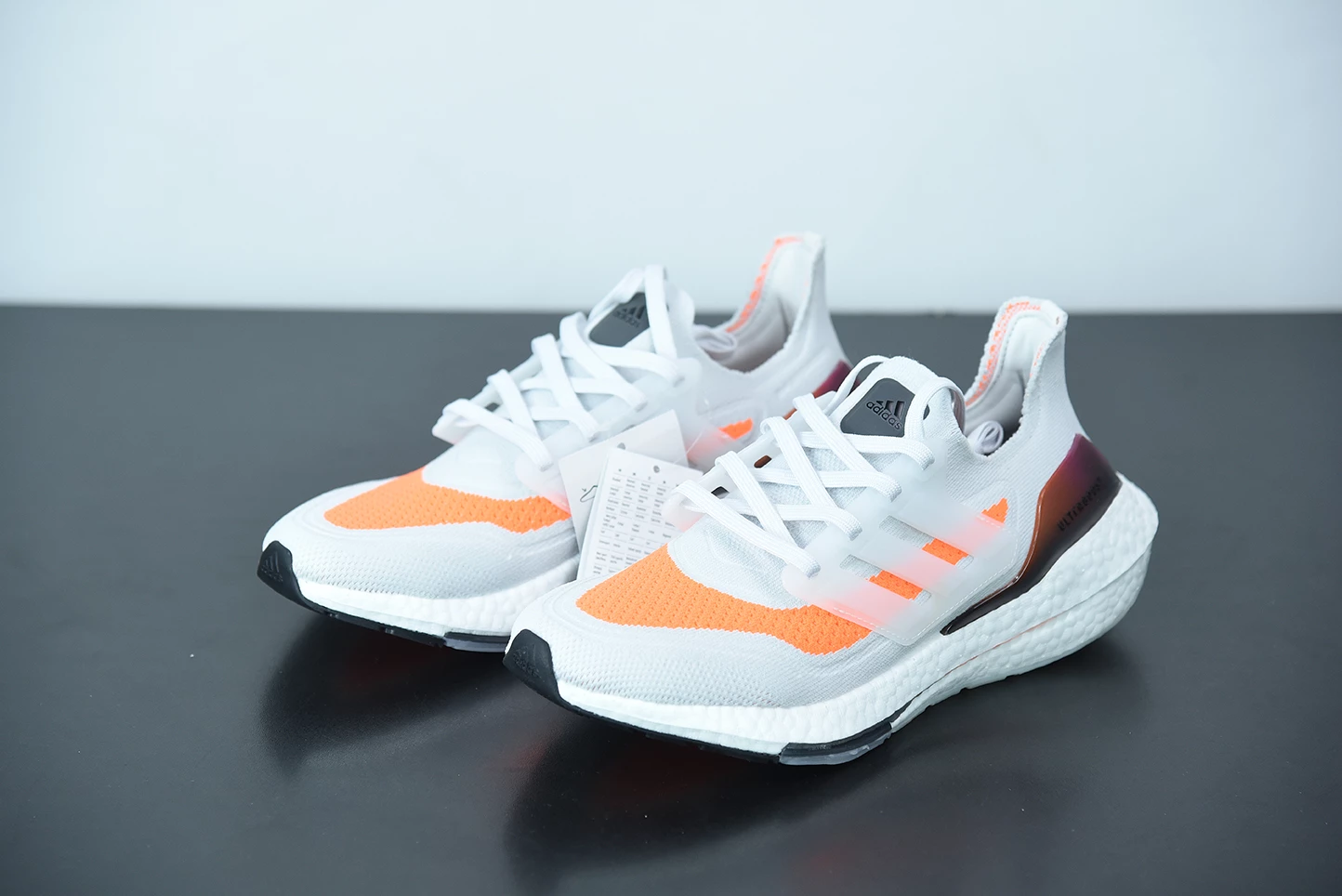 Fit Sporting Goods Adidas Ultra Boost 2021 Grey Screaming Orange FY0375 8 Fit Sporting Goods Adidas Ultra Boost 2021 Grey Screaming Orange FY0375 - Image 6