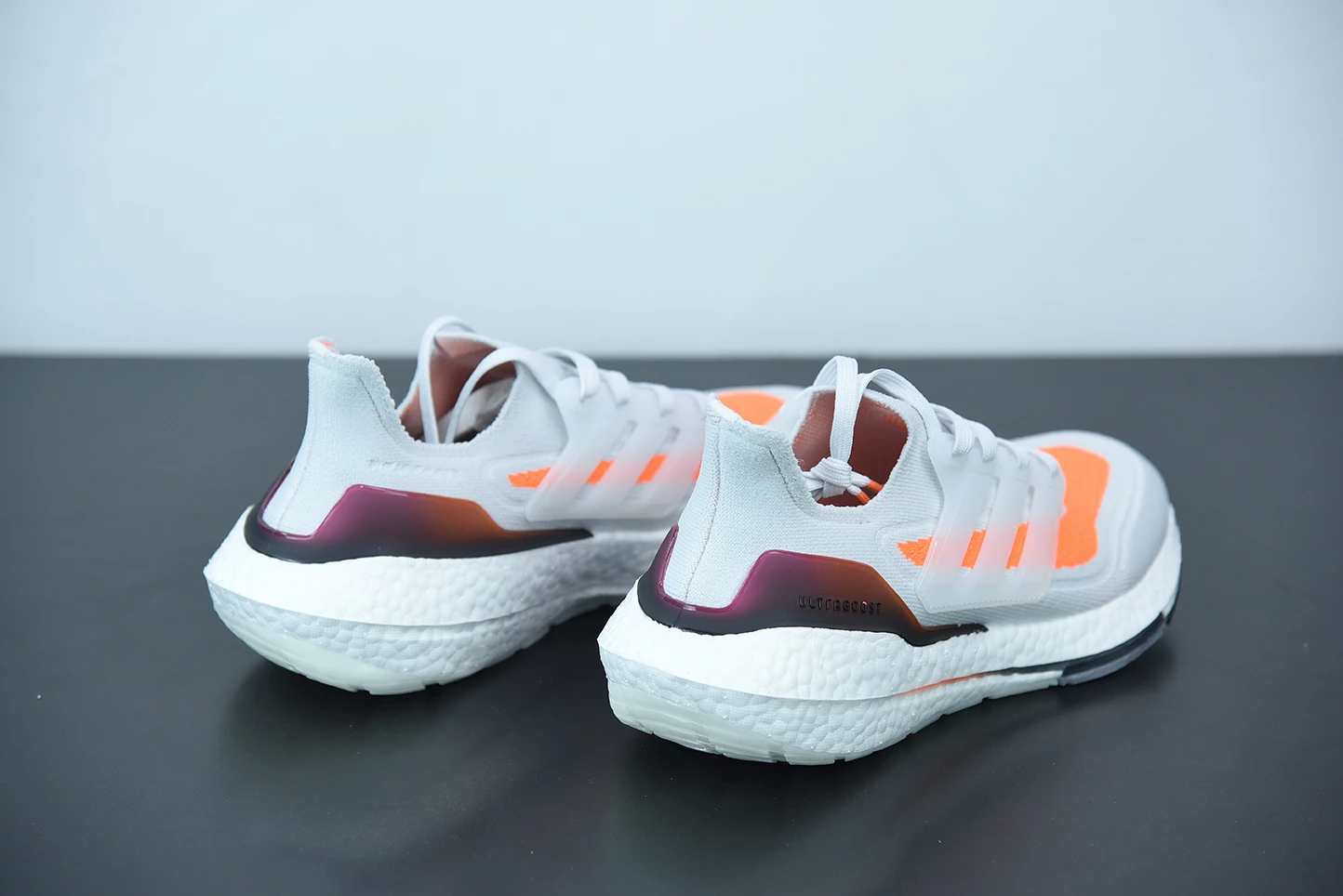 Fit Sporting Goods Adidas Ultra Boost 2021 Grey Screaming Orange FY0375 9 Fit Sporting Goods Adidas Ultra Boost 2021 Grey Screaming Orange FY0375 - Image 7