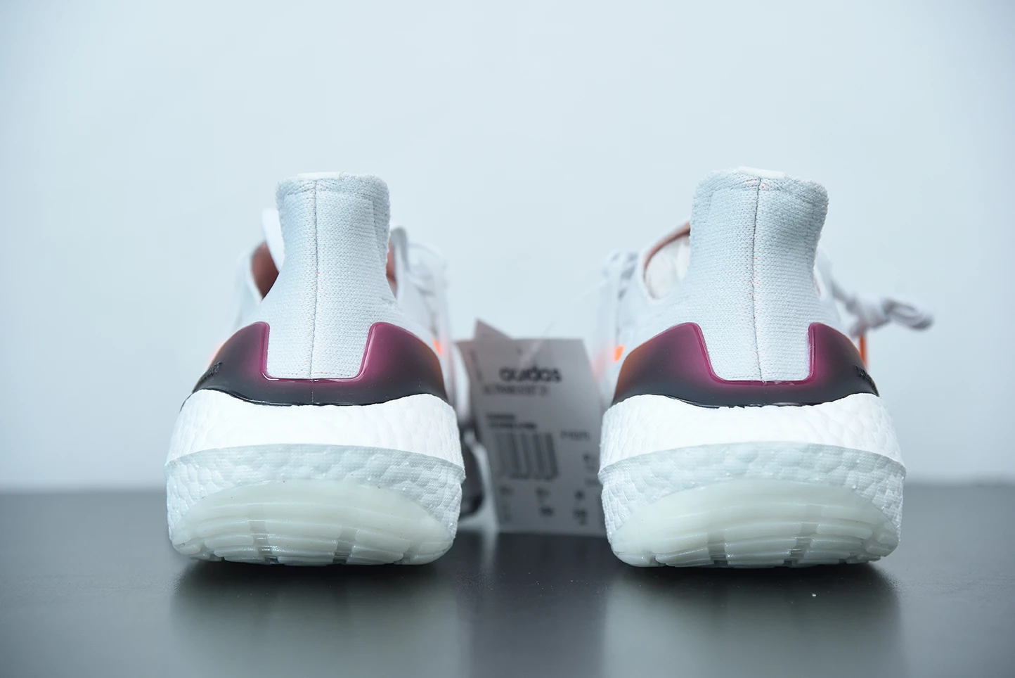 Fit Sporting Goods Adidas Ultra Boost 2021 Grey Screaming Orange FY0375 10 Fit Sporting Goods Adidas Ultra Boost 2021 Grey Screaming Orange FY0375 - Image 8