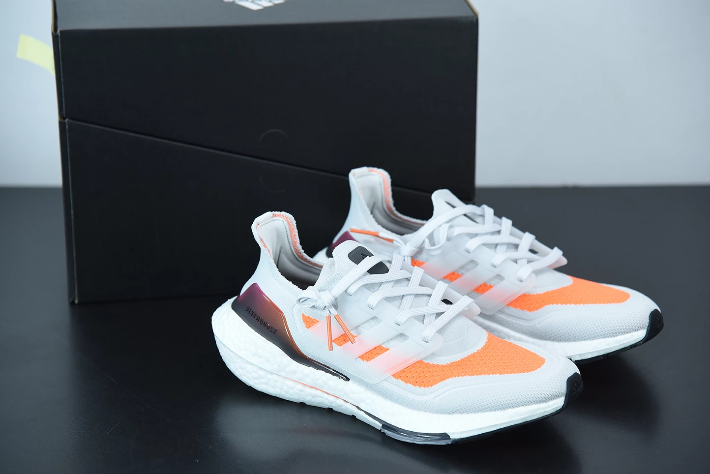 Fit Sporting Goods Adidas Ultra Boost 2021 Grey Screaming Orange FY0375 3 Fit Sporting Goods Adidas Ultra Boost 2021 Grey Screaming Orange FY0375