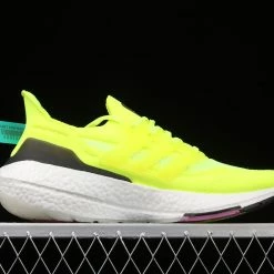 Fit Sporting Goods Adidas Ultra Boost 2021 Solar Yellow/White-Screaming Pink FY0373 11 Fit Sporting Goods Adidas Ultra Boost 2021 Solar Yellow/White-Screaming Pink FY0373 -Fit Sporting Goods Sales Store adidas Ultra Boost 2021 Solar Yellow Cloud White Screaming Pink For Sale 1