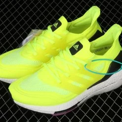 Fit Sporting Goods Adidas Ultra Boost 2021 Solar Yellow/White-Screaming Pink FY0373 17 Fit Sporting Goods Adidas Ultra Boost 2021 Solar Yellow/White-Screaming Pink FY0373 -Fit Sporting Goods Sales Store adidas Ultra Boost 2021 Solar Yellow Cloud White Screaming Pink For Sale 7