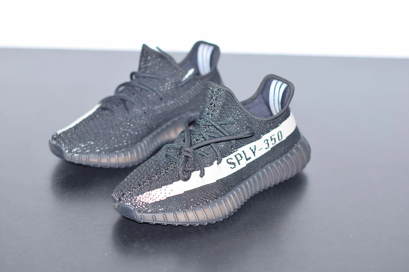 Fit Sporting Goods Adidas Yeezy Boost 350 V2 “Black/White” BY1604 8 Fit Sporting Goods Adidas Yeezy Boost 350 V2 “Black/White” BY1604 - Image 6
