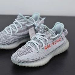 Fit Sporting Goods Adidas Yeezy Boost 350 V2 Blue Tint/Grey Three-Red B37571 -Fit Sporting Goods Sales Store adidas Yeezy Boost 350 V2 Blue Tint Grey Three Red B37571 3