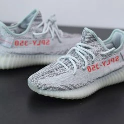 Fit Sporting Goods Adidas Yeezy Boost 350 V2 Blue Tint/Grey Three-Red B37571 -Fit Sporting Goods Sales Store adidas Yeezy Boost 350 V2 Blue Tint Grey Three Red B37571 4
