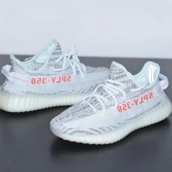 Fit Sporting Goods Adidas Yeezy Boost 350 V2 Blue Tint/Grey Three-Red B37571 -Fit Sporting Goods Sales Store adidas Yeezy Boost 350 V2 Blue Tint Grey Three Red B37571 5
