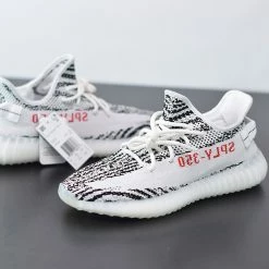 Fit Sporting Goods Adidas Yeezy Boost 350 V2 “Zebra” White/Core Black-Red CP9654 -Fit Sporting Goods Sales Store adidas Yeezy Boost 350 V2 Zebra White Core Black Red CP9654 3