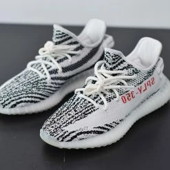 Fit Sporting Goods Adidas Yeezy Boost 350 V2 “Zebra” White/Core Black-Red CP9654 -Fit Sporting Goods Sales Store adidas Yeezy Boost 350 V2 Zebra White Core Black Red CP9654 5